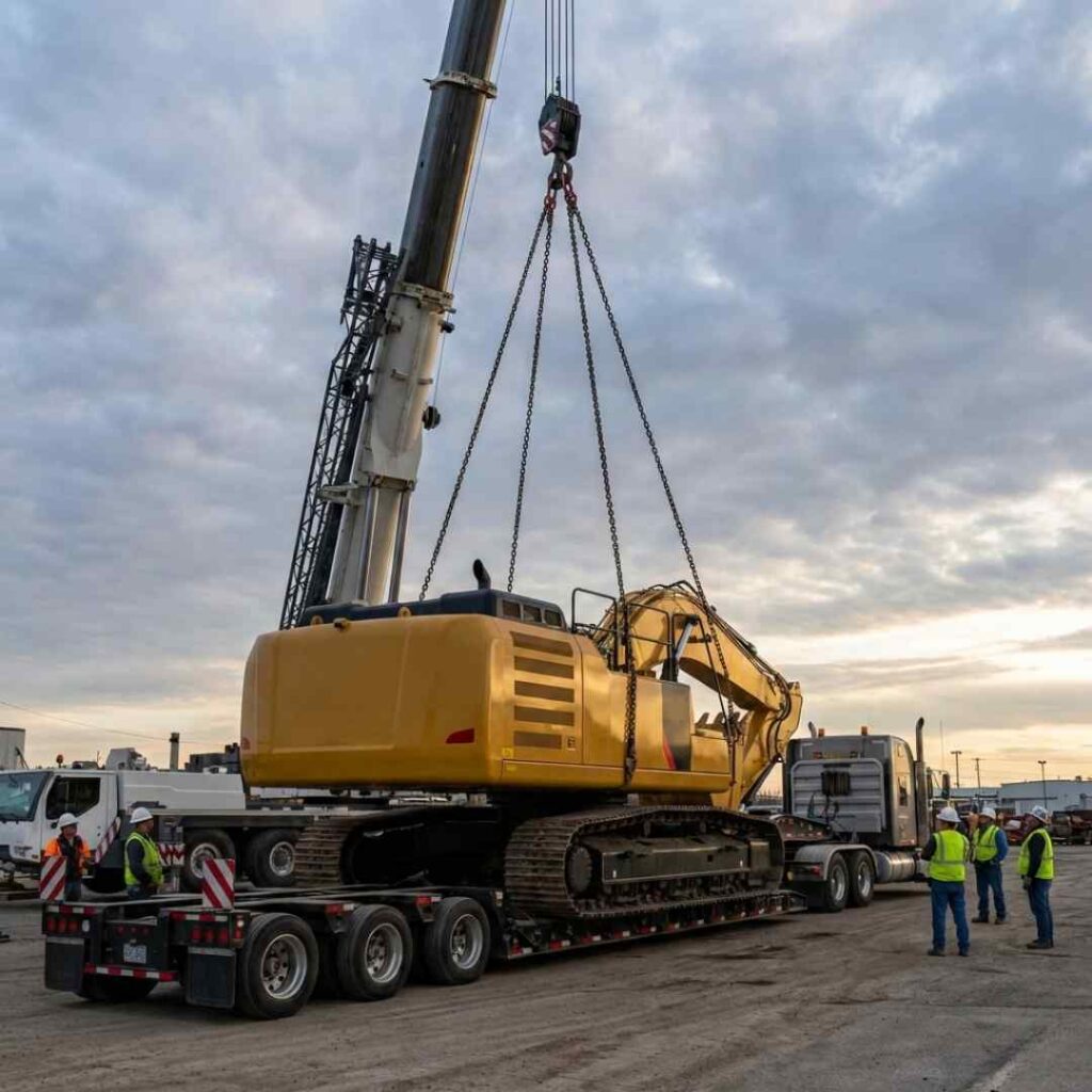 Industrial moving services